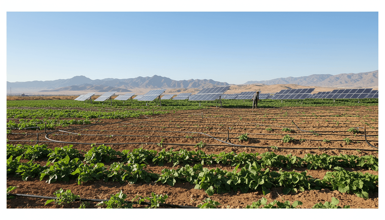 Système de pompage agricole solaire